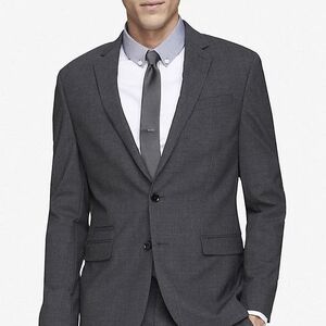 Express Men's Gray Blazer NWT